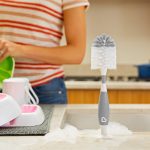 Munchkin Sponge Bottle Brush, 2 Pack, Grey - Image 6